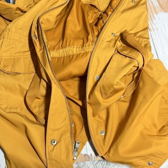 Avec Les Filles Hooded Anorak Jacket Size XS Mustard - Picture 12 of 13